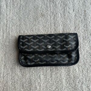 Goyard Black and Gray Clutch